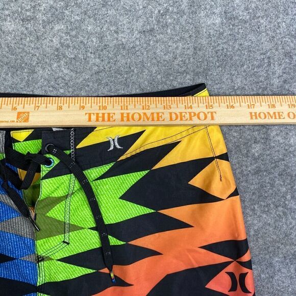 Hurley Phantom Board Shorts Bright Multi Color Rainbow Surf Skate Beach Men’s 28 - Picture 2 of 6